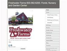 Tablet Screenshot of freshwaterfarms.net